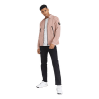 Lyle & Scott Dual Zip Overshirt Stone