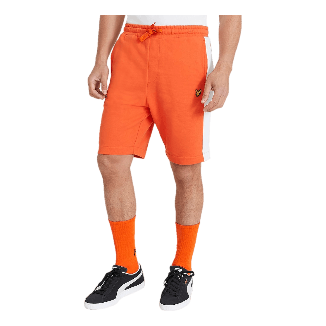 Lyle & Scott Side Panel Sweat Shorts W100 Burnt Sienna