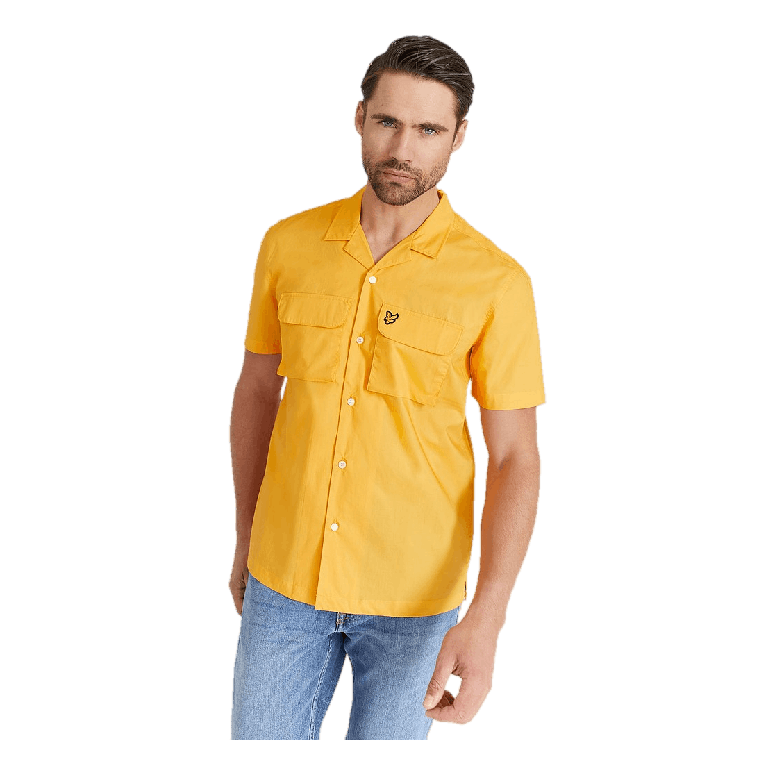 Lyle & Scott Utility Pocket Shirt W103 Sunflower