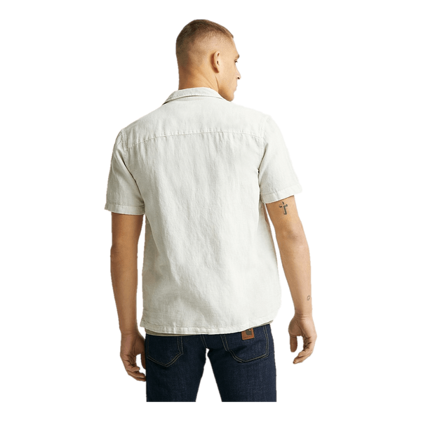 Lyle & Scott Ss Washed Oxford Linen Shirt