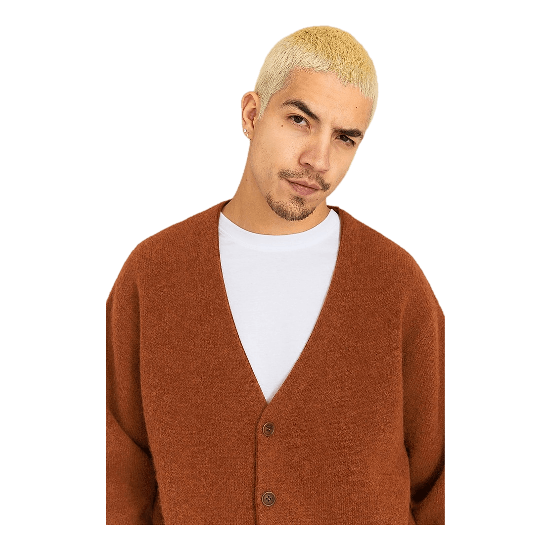 Nudie Jeans Kent Cardigan Cinnamon