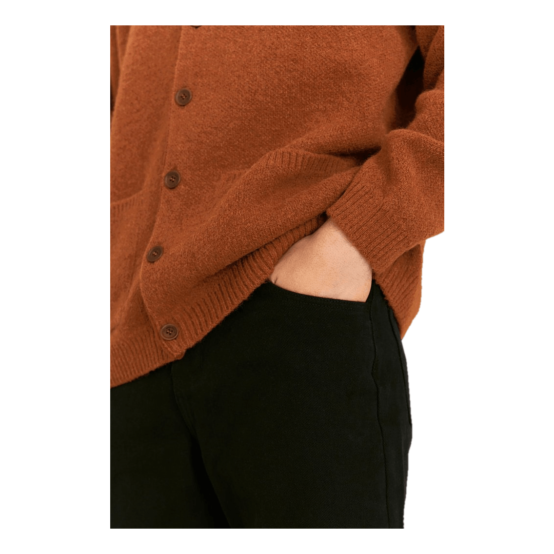 Nudie Jeans Kent Cardigan Cinnamon