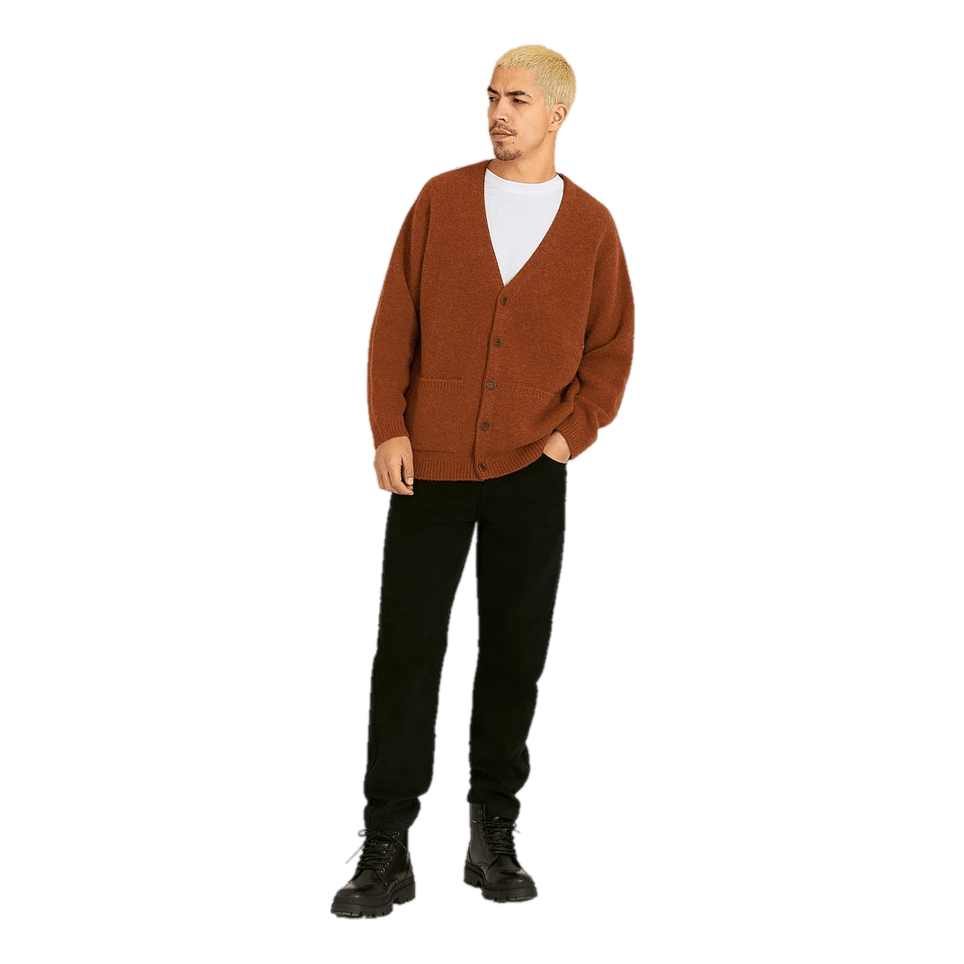 Nudie Jeans Kent Cardigan Cinnamon