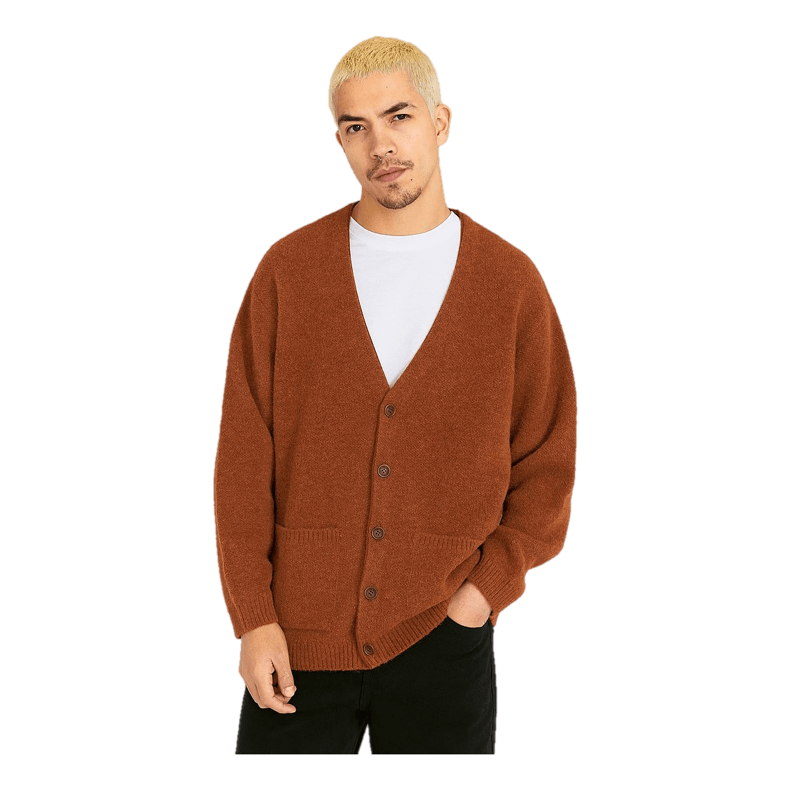 Nudie Jeans Kent Cardigan Cinnamon