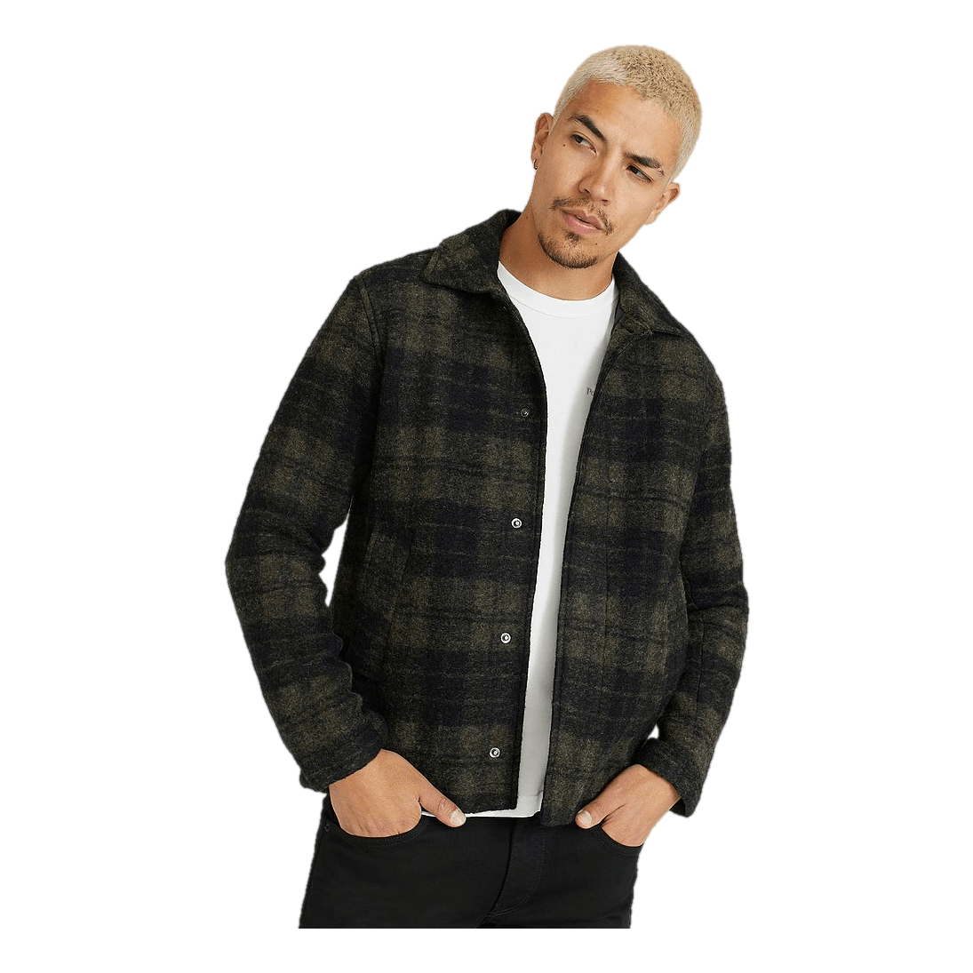 M Wool Shirt 104 Check