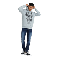 Hoodie Sweatshirt Print Skull 71