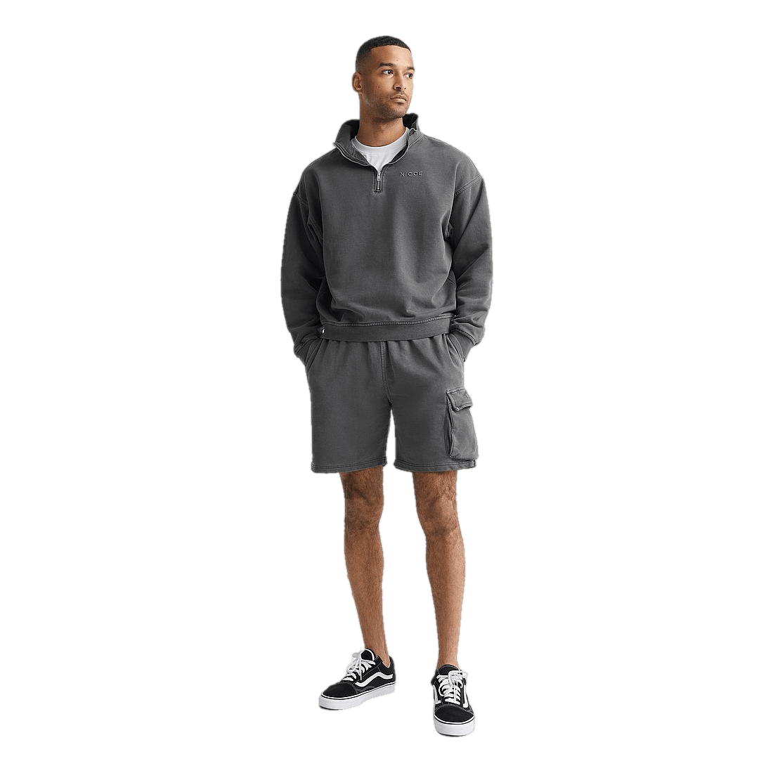 Garment Dye Mercury Jog Shorts Washed