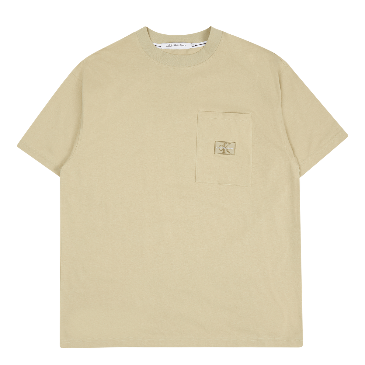 Calvin Klein Shrunken Badge Pocket Tee Rb8