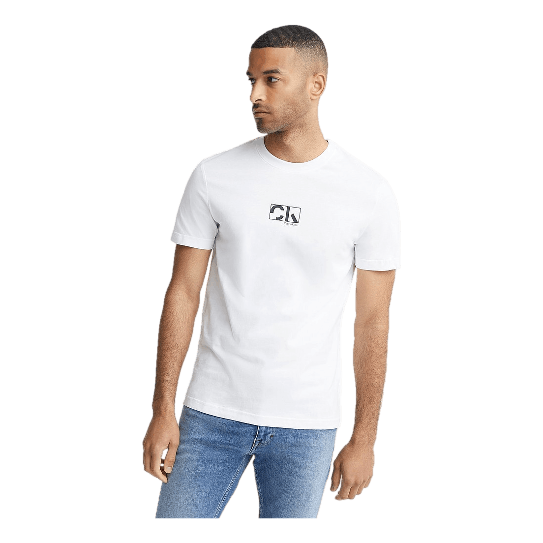 Calvin klein monogram 2025 box logo sweatshirt
