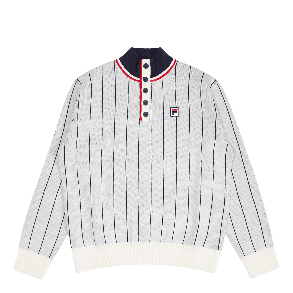 Zanjan Knit Pullover Pin Stripes Aop