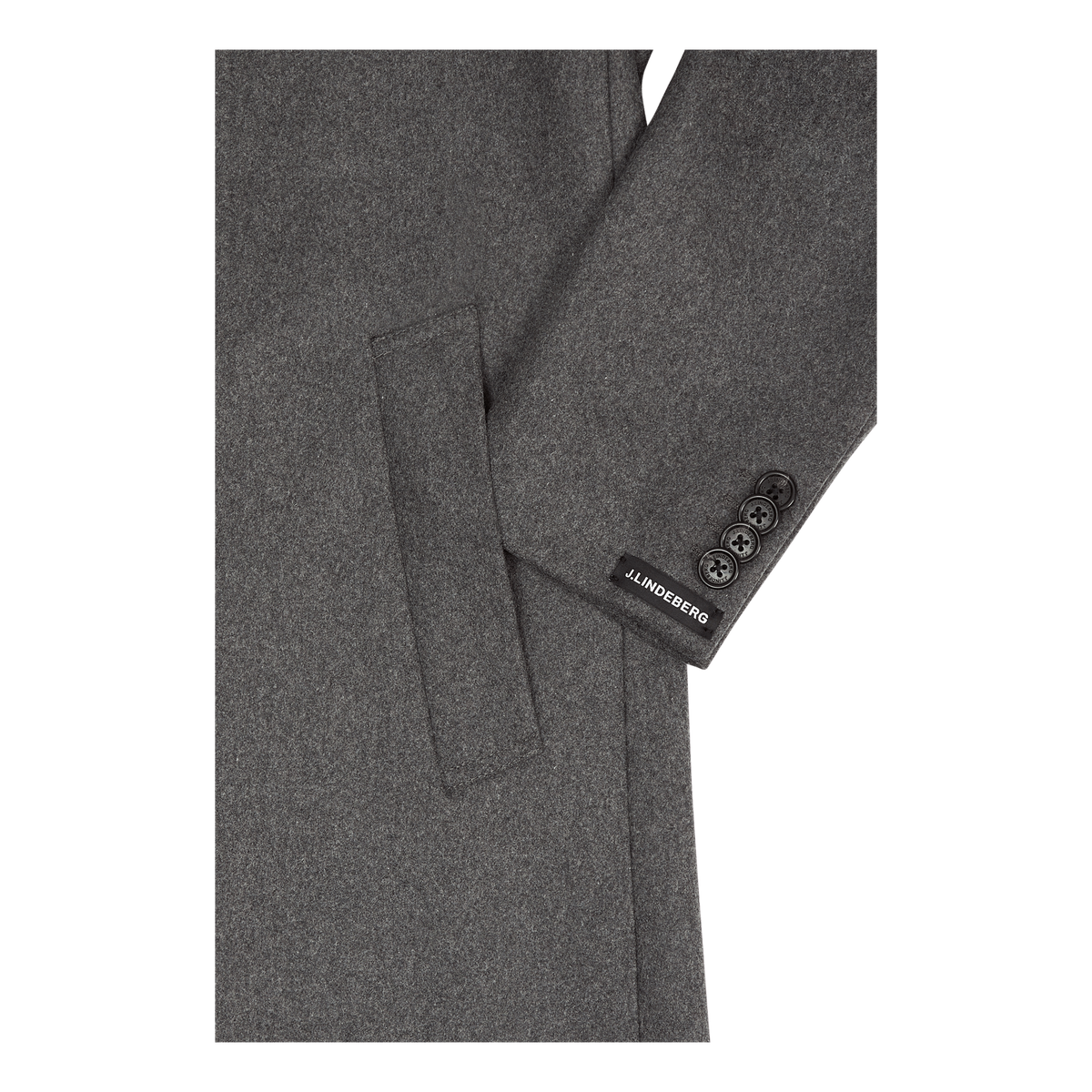 Holger 2.0 Melton Coat Volcanic Ash