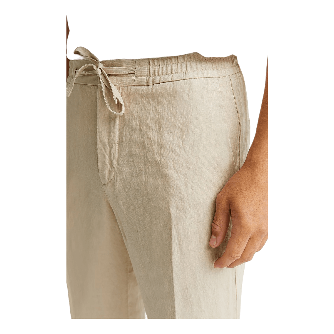 J.Lindeberg Sasha Drape Linen Pants