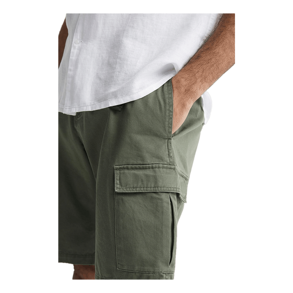 M Cotton Cargo Shorts 010 Pine Needle