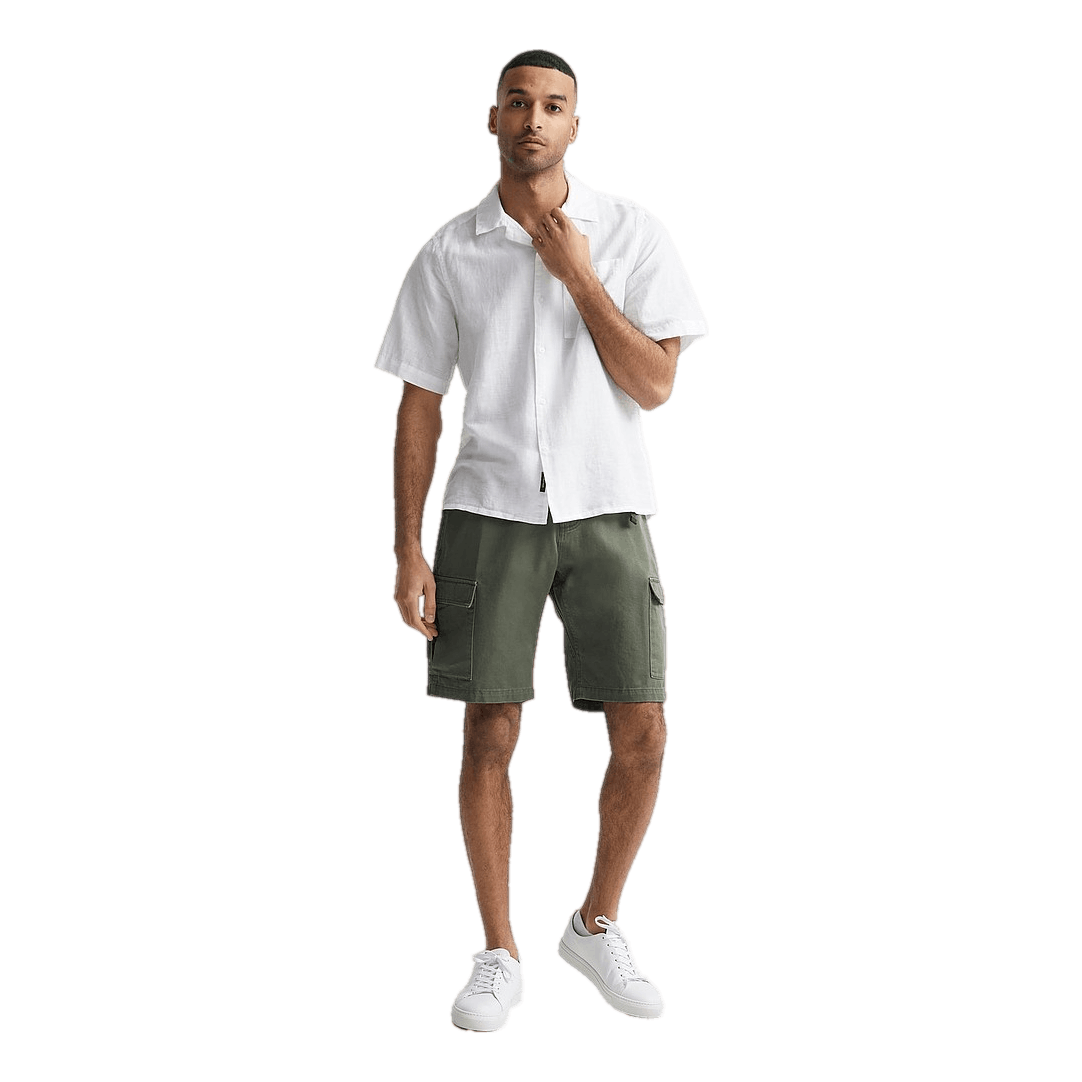M Cotton Cargo Shorts 010 Pine Needle