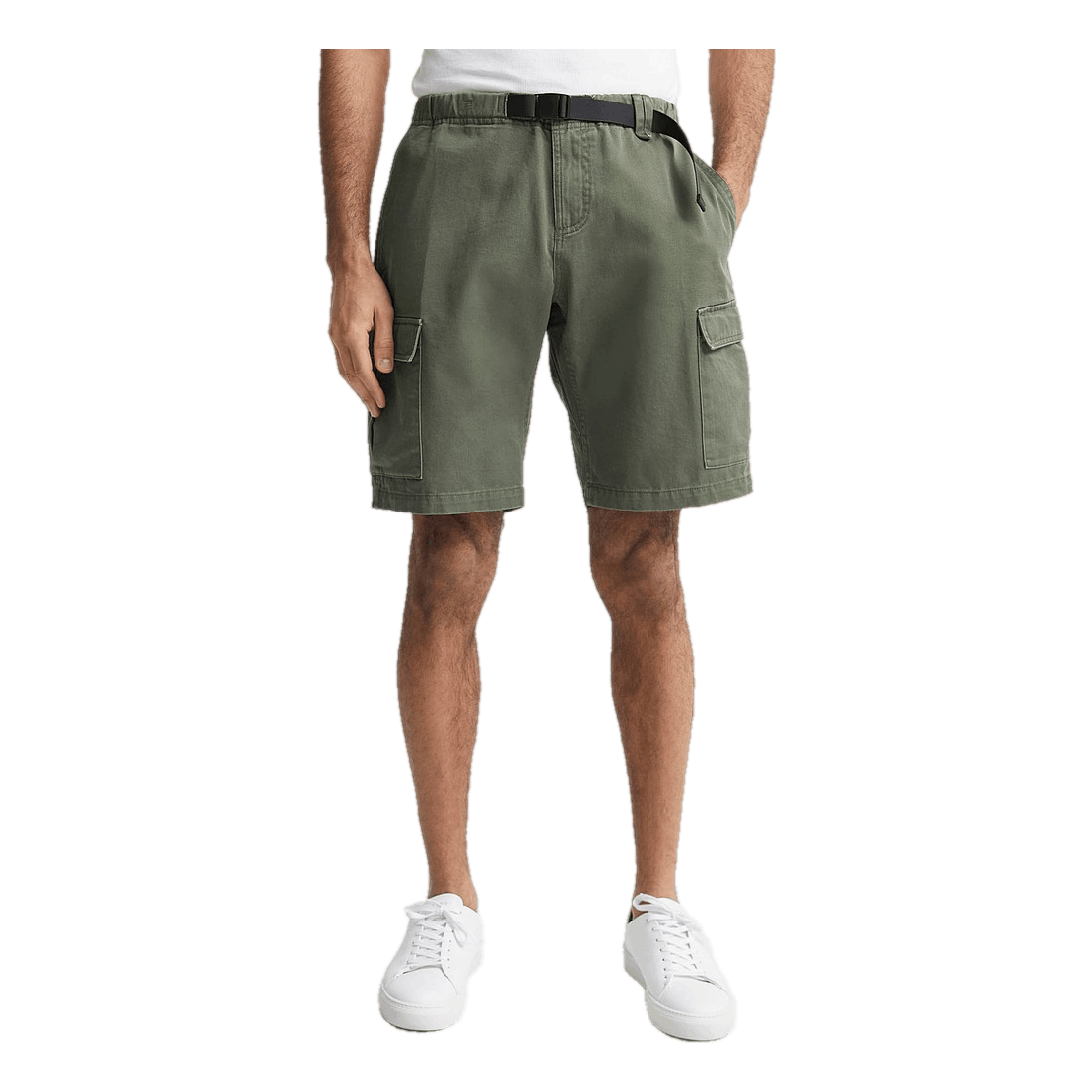 M Cotton Cargo Shorts 010 Pine Needle