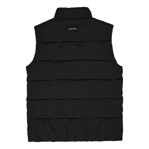 Crinkle Nylon Puffer Vest Beh