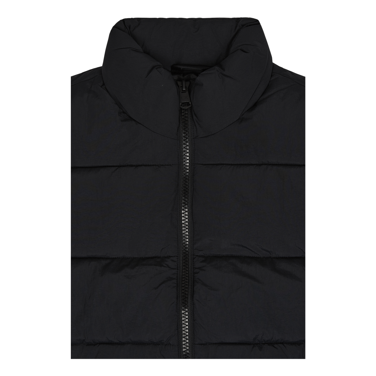 Crinkle Nylon Puffer Vest Beh