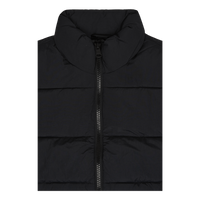 Crinkle Nylon Puffer Vest Beh