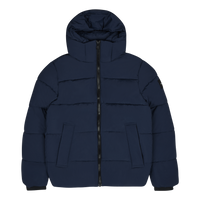 Crinkle Nylon Puffer Jacket