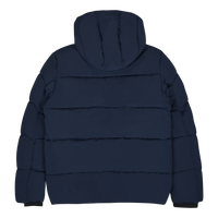 Crinkle Nylon Puffer Jacket