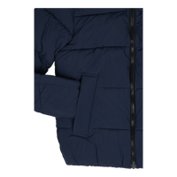 Crinkle Nylon Puffer Jacket