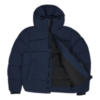 Crinkle Nylon Puffer Jacket