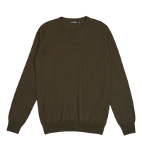 Lyle Merino Crew Neck Sweater Forest