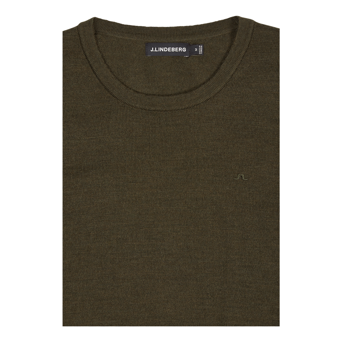 Lyle Merino Crew Neck Sweater Forest