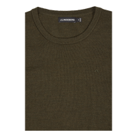 Lyle Merino Crew Neck Sweater Forest