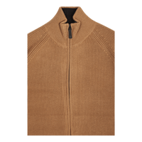 Kyler Wool Blend Zip Tiger