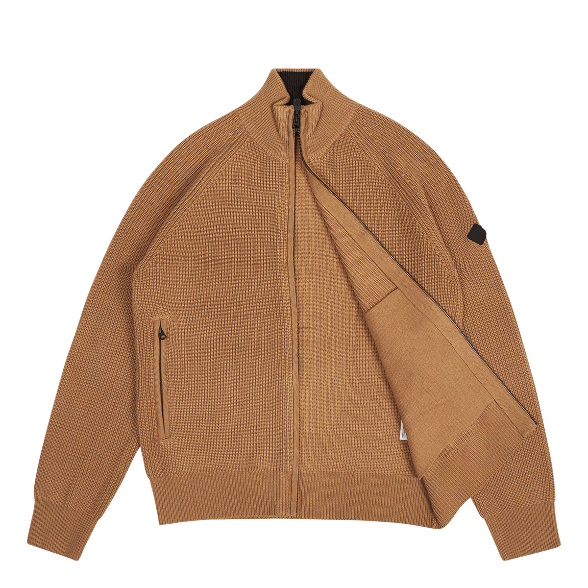 Kyler Wool Blend Zip Tiger