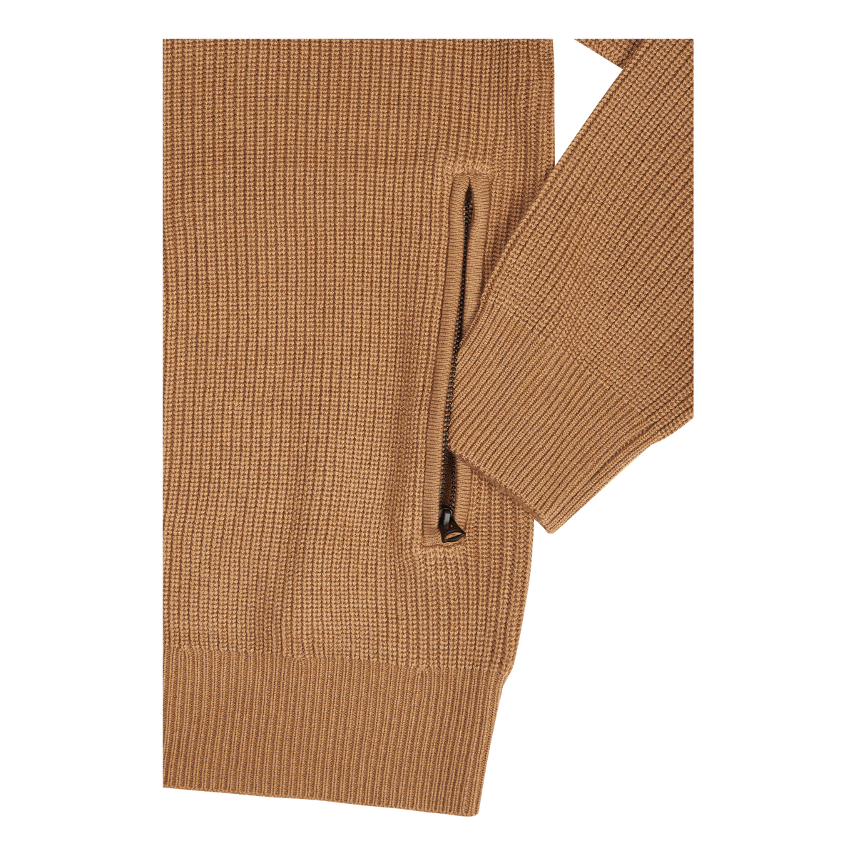 Kyler Wool Blend Zip Tiger