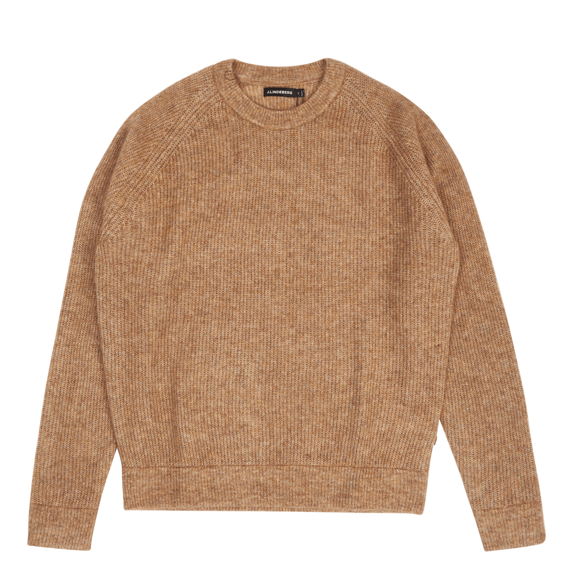 J.Lindeberg Vance Mohair Blend Crew Neck Tiger