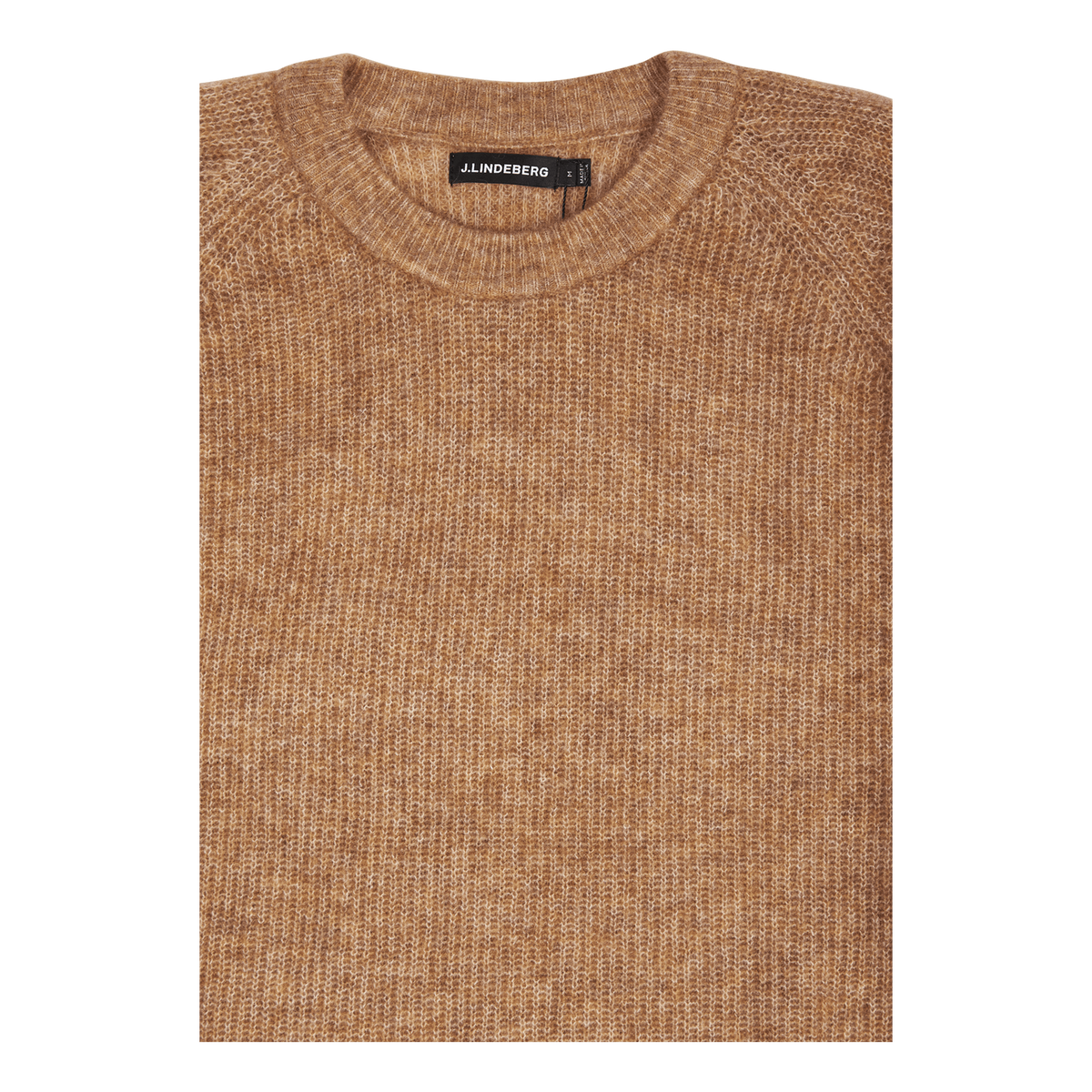 J.Lindeberg Vance Mohair Blend Crew Neck Tiger