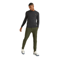 Cotton Merino Crew Jumper  Marl