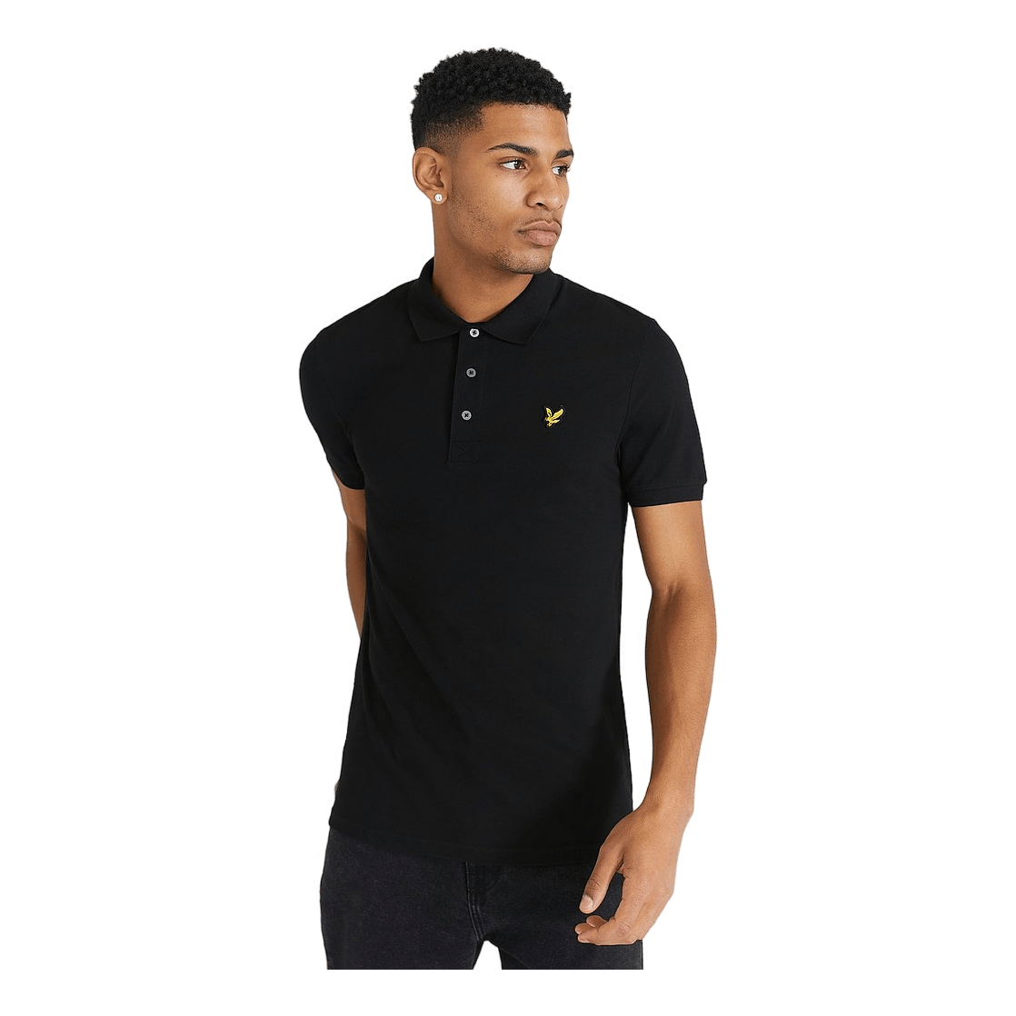 Lyle Scott Plain Polo Shirt Jet Black Lyle Scott Stayhard