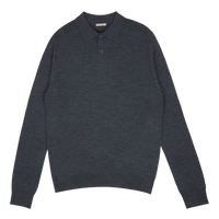 Studio Total Merino Ls Polo Dk