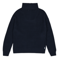 Studio Total Half Zip Ribbed Knit
