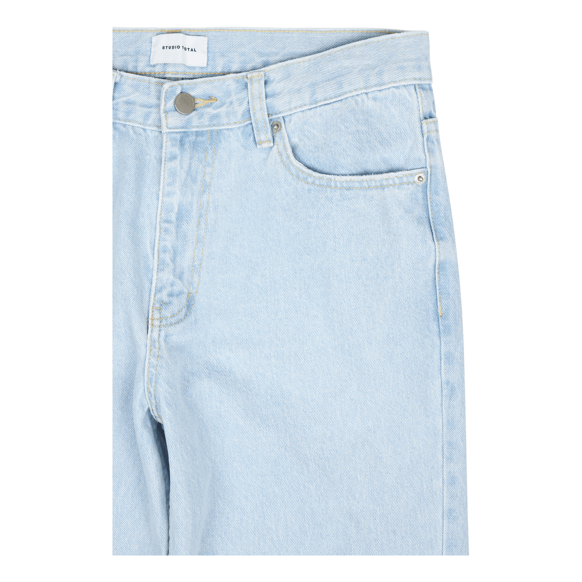Studio Total Icon Regular Straight Jeans Bleached