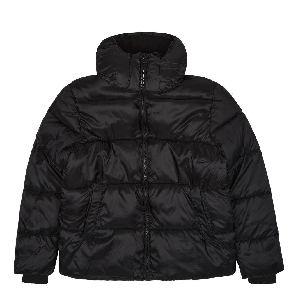 Recycled Puffer Jacket Black Studio Total