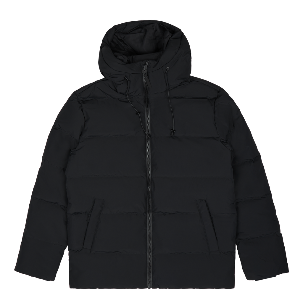 Down Puffer Jacket Black Studio Total