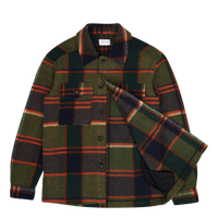 Studio Total Outdoor Check Overshirt Ochra Check