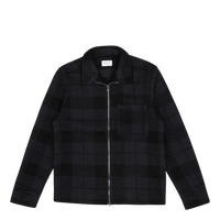 Studio Total Zip Check Overshirt