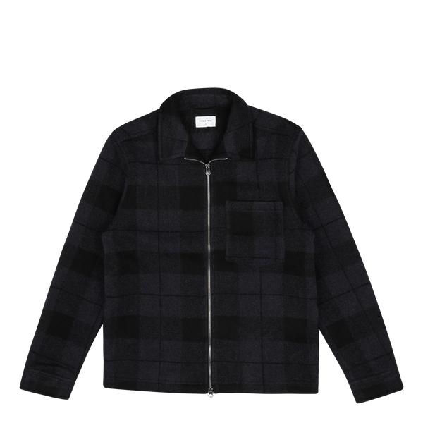 Studio Total Zip Check Overshirt