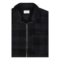 Studio Total Zip Check Overshirt