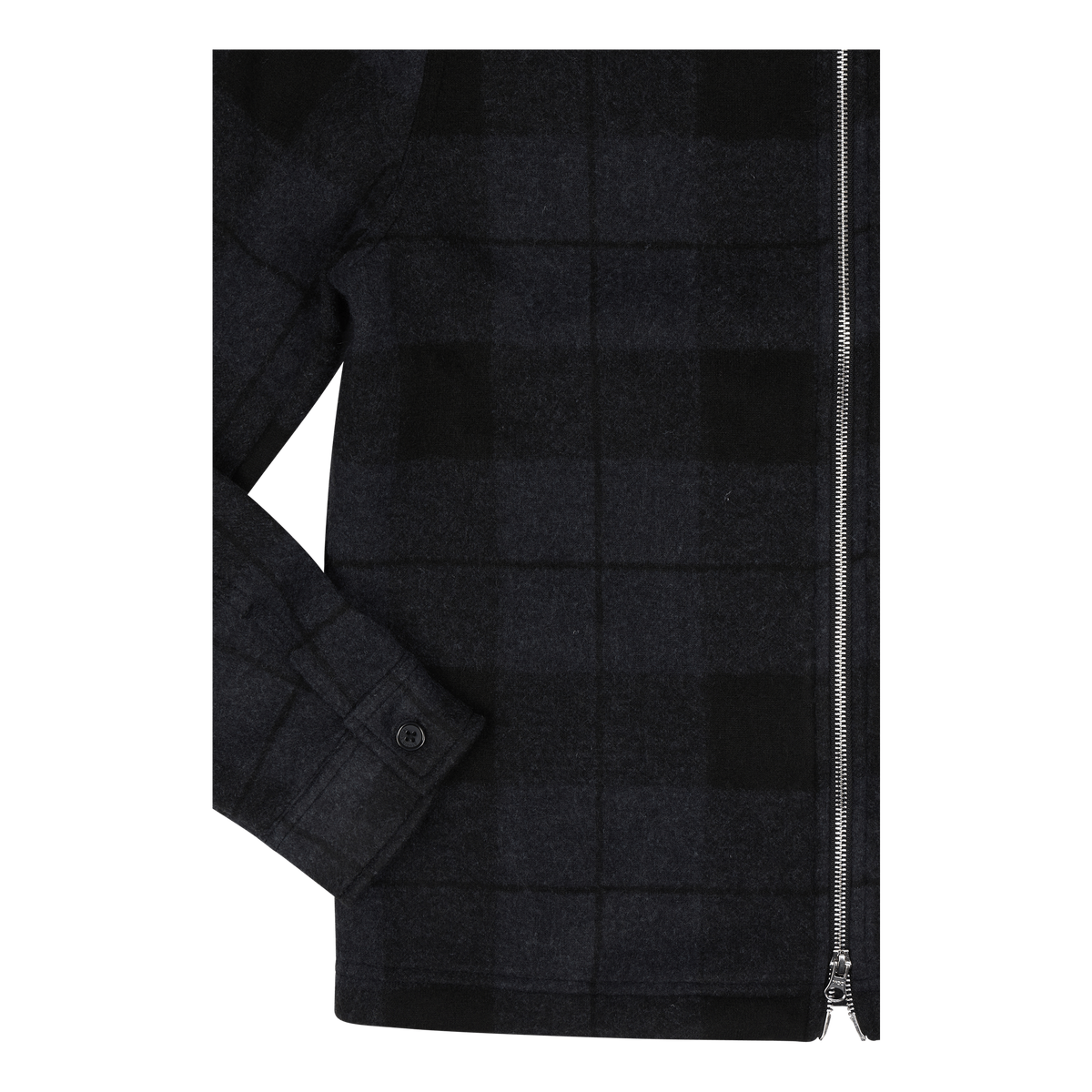 Studio Total Zip Check Overshirt