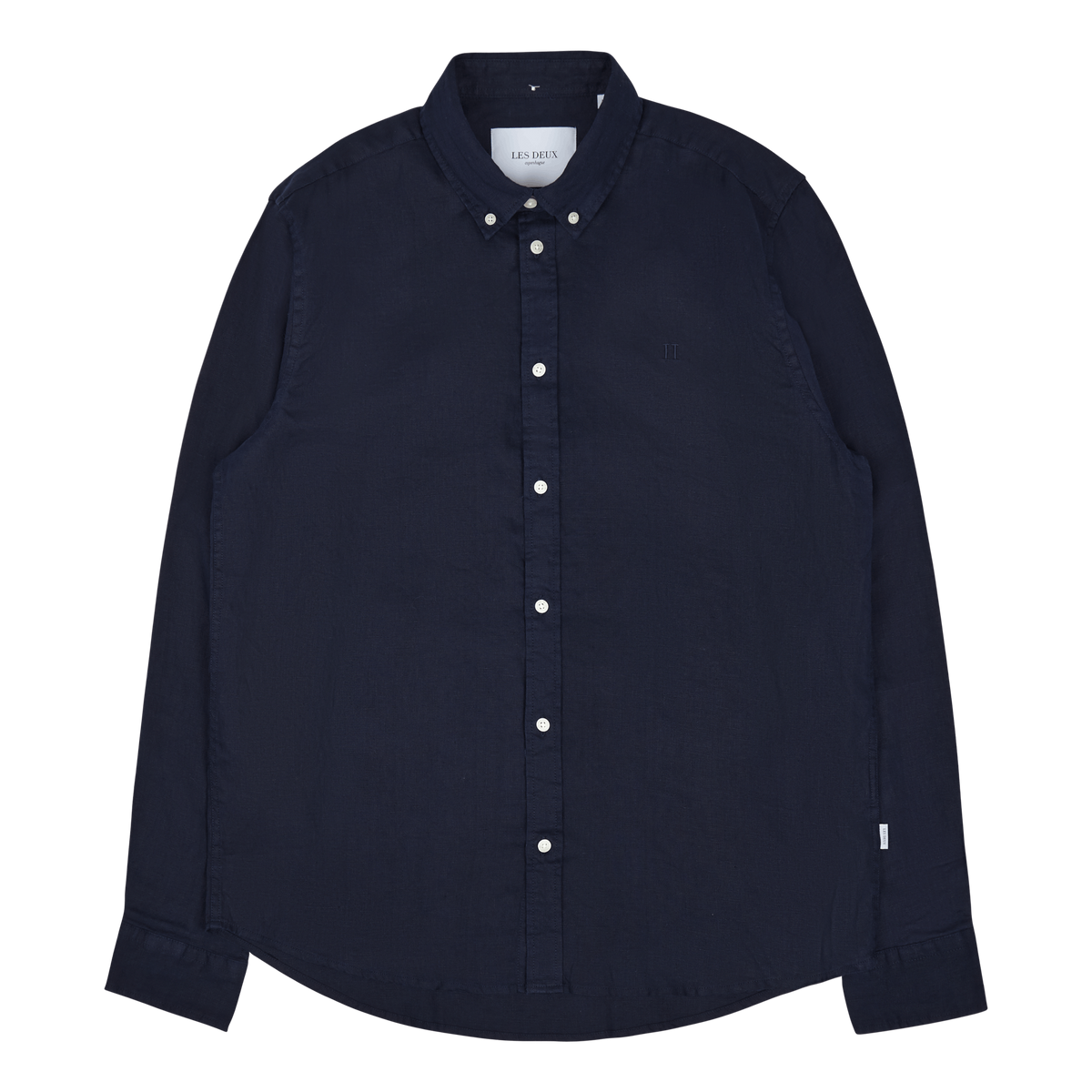 Les Deux Kristian Linen B.d. Shirt Dark