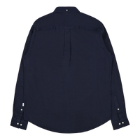 Les Deux Kristian Linen B.d. Shirt Dark
