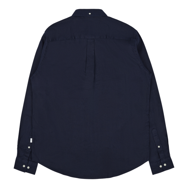 Les Deux Kristian Linen B.d. Shirt Dark