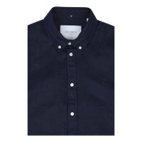 Les Deux Kristian Linen B.d. Shirt Dark